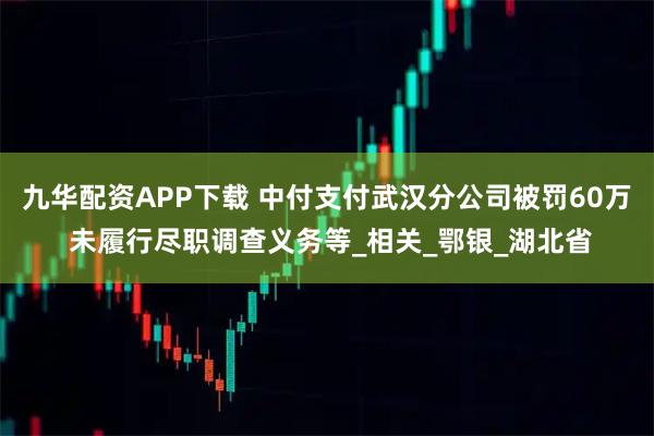 九华配资APP下载 中付支付武汉分公司被罚60万 未履行尽职调查义务等_相关_鄂银_湖北省