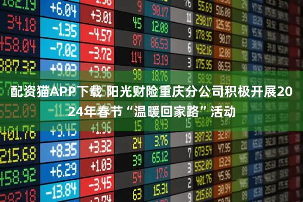 配资猫APP下载 阳光财险重庆分公司积极开展2024年春节“温暖回家路”活动